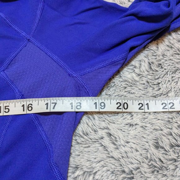 Lululemon Pullover Purple Half Zip Running Run Dash 1/2 Zip Long Sleeve Size 10 - Picture 4 of 6